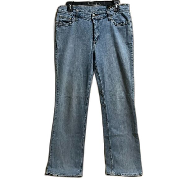 VTG Lawman Jeans Boot Cut Womens Western Bareback Rodeo Cowgirl Jeans Size 11 - Picture 1 of 6